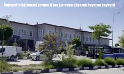 Burdur’da acı olay: Üniversite öğrencisi yurdun 6’ncı katından düşerek hayatını kaybetti