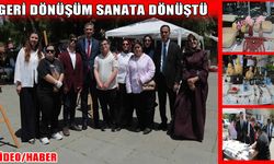 Ali Kuşçu Özel Eğitim Okulu’ndan anlamlı sergi: Geri dönüşüm sanata dönüştü