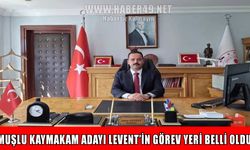 Kaymakam Vekili Adem Levent görevine başladı