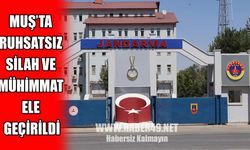 Muş’ta 6 adrese operasyon: Silah ve mühimmat ele geçirildi