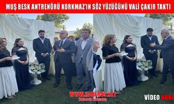 Muş Valisi Çakır genç çiftin mutluluğuna ortak oldu