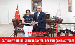 Muş Valisi Çakır, LGS Türkiye birincisi Hivda’yı ödüllendirdi