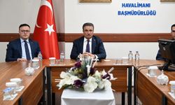 Erzurum Havalimanı’ndaki çalışmalar yerinde incelendi