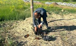 Yol kenarına atılan cam şişeler köylülerin tepkisini çekti
