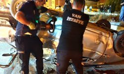 Kontrolden çıkan otomobil takla attı: 4 yaralı