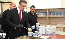 Vali Aydın Baruş, emniyet personeliyle aşure programında buluştu