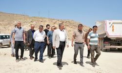 Darende'de Millet Bahçesi ve GES projeleri yerinde incelendi