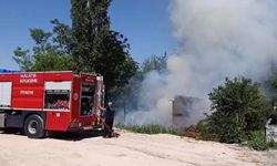 Malatya'da bahçe yangını