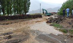 Ağrı'da sağanak sonrası taşkınlara müdahale edildi