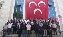 MHP Tortum İlçe Başkanlığı'nda İlhan Uzun güven tazeledi