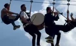 Davul zurnayla zipline keyfi
