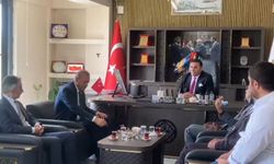 Eren Üniversitesi Rektörü Elmastaş Aydınlar belediye başkanı Ergün ile Yemekli Toplantıda Buluştu