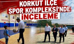 Korkut Kaymakamı Meram’dan spor tesislerine yakın markaj