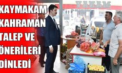 Malazgirt Kaymakamı Kahraman'dan esnaf ziyareti