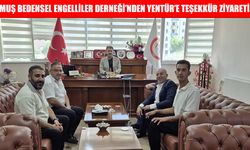 Muş Bedensel Engelliler Derneği'nden İl Özel İdaresi'ne teşekkür ziyareti