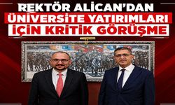 MAUN Rektörü Alican, Cumhurbaşkanlığı Strateji ve Bütçe Başkanı Şenel'le görüştü