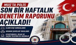 Muş Emniyeti’nden kaçamadılar: 6 bin 689 kişi sorgulandı, aranan şahıslar yakalandı