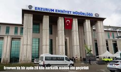Erzurum’da narkotik operasyonlar: 28 kilo madde ele geçirildi