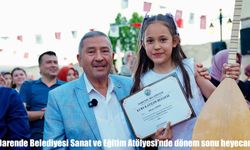 Darende Belediyesi Sanat ve Eğitim Atölyesi'nde dönem sonu heyecanı