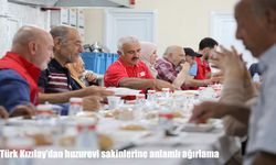 Türk Kızılay'dan huzurevi sakinlerine anlamlı ağırlama