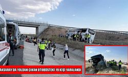 Muşlu yolcuların da bulunduğu otobüs kaza yaptı: 19 yaralı
