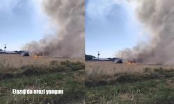 Elazığ’da arazi yangını söndürüldü