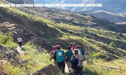 Tunceli’de yaralanan kadın ekiplerin müdahalesiyle kurtarıldı
