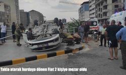 Hatay’da takla atan otomobil hurdaya döndü: 2 ölü, 3 yaralı