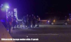 Tokat'ta iki otomobil çarpıştı: 1’i ağır 9 yaralı