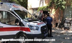 Lastikçide arkadaşları uyuyor sandı ölü çıktı