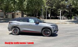 Elazığ’da cip ile otomobil çarpıştı: 1 yaralı