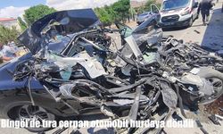Bingöl’de tır ile otomobil çarpıştı: 1 yaralı