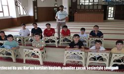 Erzincan'da yaz Kur'an kursları başladı, camiler çocuk sesleriyle şenlendi
