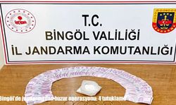 Bingöl'de jandarmadan huzur operasyonu: 4 tutuklama