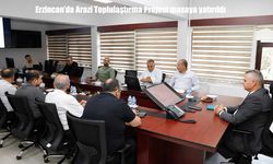 Erzincan'da Arazi Toplulaştırma Projesi masaya yatırıldı