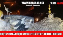 Muş itfaiye ekiplerinden duyarlı müdahale