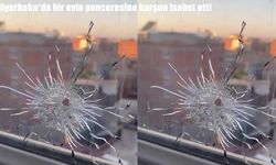 Diyarbakır'da silahlı saldırı paniği: Kurşun eve isabet etti