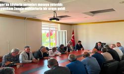 Digor’da köylerin sorunları masaya yatırıldı: Kaymakam Zengin muhtarlarla bir araya geldi