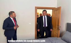 Aydoğan köyünde köy konağı hizmete açıldı