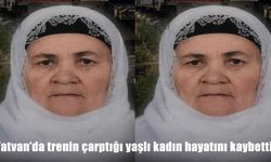Tatvan'da yük treninin çarptığı kadın hayatını kaybetti