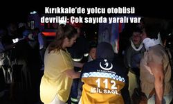 Kırıkkale'de yolcu otobüsü devrildi: 29 yaralı