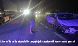 Erzincan'da tır ile otomobil çarpıştı: 4 yaralı
