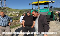 Sarıkamış'ta Hamamlı Köyü sıcak asfaltla buluştu: Ulaşımda yeni dönem