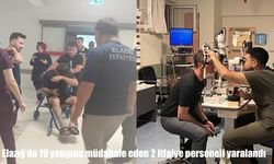 Elazığ'da zorlu yangın mesaisi: 19 noktaya koşan 2 itfaiyeci yaralandı