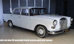 Elazığ'da gören dönüp bir daha bakıyor: 59 yaşındaki klasik otomobil ilgi odağı