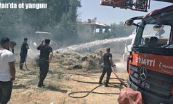 Van'da otluk alanda yangın: Ekipler seferber oldu