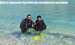 Van Gölü'nün su altı dünyası gençlere açıldı: Öğrenciler ilk kez dalış yaptı