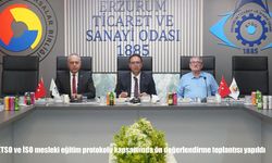 ETSO ve İSO mesleki eğitim protokolü kapsamında ön değerlendirme toplantısı yapıldı