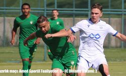 Amed Sportif Faaliyetler, hazırlık maçında FC Dinamo Batumi'ye 2-0 mağlup oldu