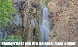 Hakkari'deki Ava Ore Şelalesi mest ediyor